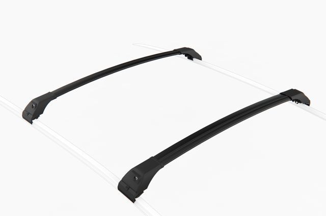 Багажник на интегрированные рейлинги Tourmaline V2 BLACK 106sm. (черный)