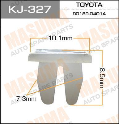 Пистон (клипса крепежная пласт.) KJ-327