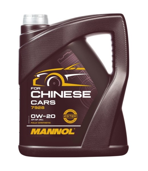 Масло моторное MANNOL For Chinese Cars 0W20 SP(RC)/GF-6A (5л.) синтетическое