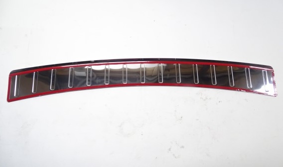 Накладка задн. бампера Hyundai Solaris с 2017 г. /защита/ хром