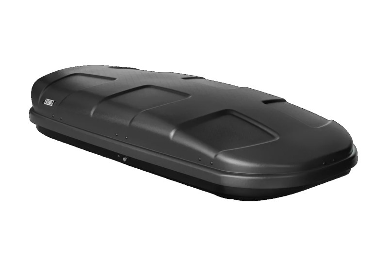 Автомобильный бокс NOBU CROSS 380 антрацит (текстура песок)