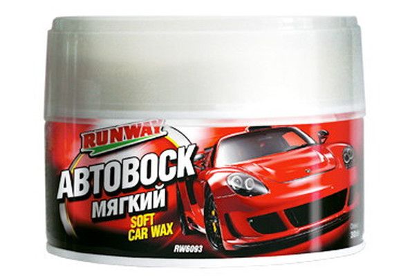 Полироль кузова (паста)  Автовоск  300мл с карнаубой