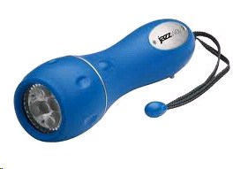 Фонарик JAZZWAY P1-L3-2C  3св/д пластик синий