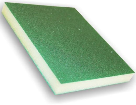 Губка абразивная  Р120  2-х сторонняя  (1шт)