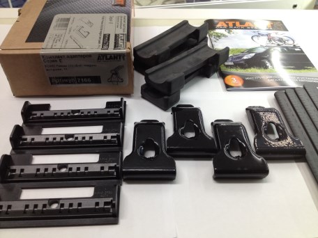 Комплект адаптеров Atlant 7166 (Ford Focus III (5-dr wagon) 11-... инт.рейл.)