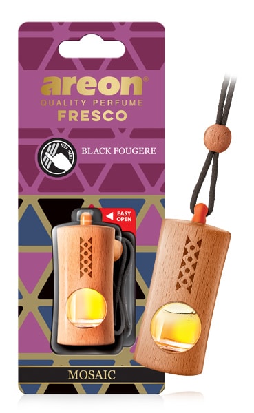 Ароматизатор подвесной  AREON FRESCO  Mosaic Black Fougere