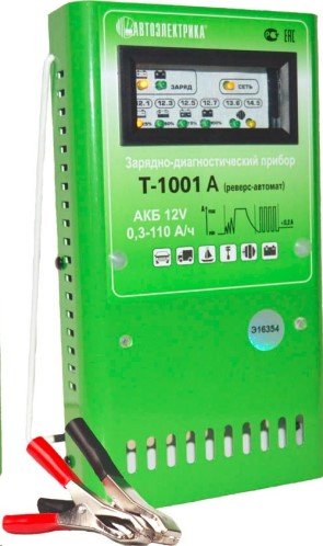 Устройство зарядное диагностическое АВТОЭЛЕКТРИКА Т-1001А =в новом корпусе=