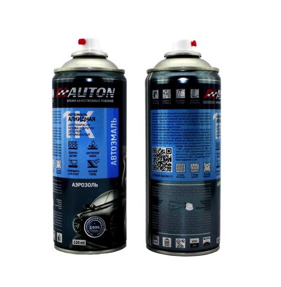 Краска спрей (аэрозоль) АВТОН акрил. № 408 Чароит металлик 520 мл