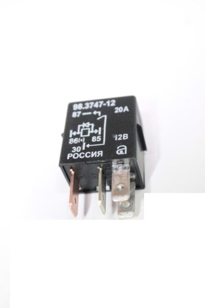 Реле 4-х конт (маленькое) =20А, 12V=  для ВАЗ 1118, 2170 с резистором MICRO с диодом с Т-образ. выступом