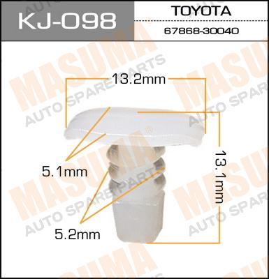 Пистон (клипса крепежная пласт.) KJ-098/K-098