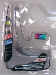 Брызговики универсальные Триада Lux серебристые сверхпрочн.