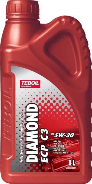 Масло моторное TEBOIL DIAMOND ECP C3 5W30 SN (1л.) синт. (бенз. диз., газ.)