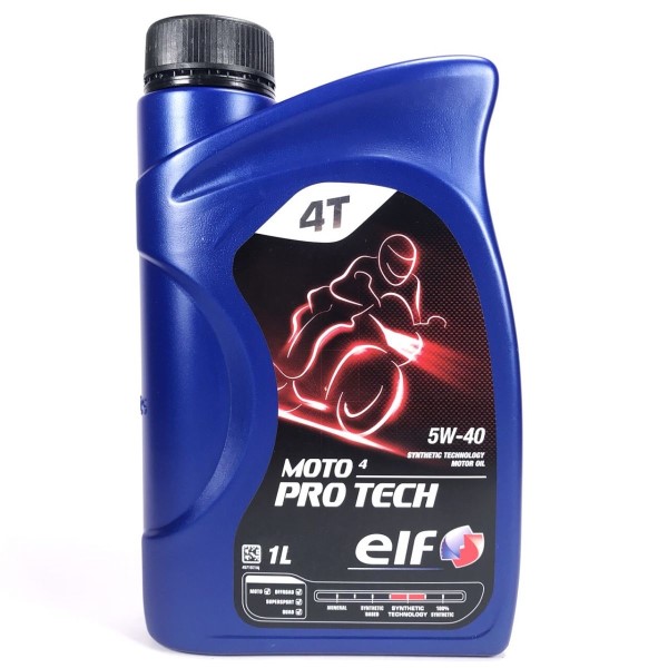 Масло для 4-х такт.дв.  ELF  MOTO 4 PRO TECH 5W40  1л