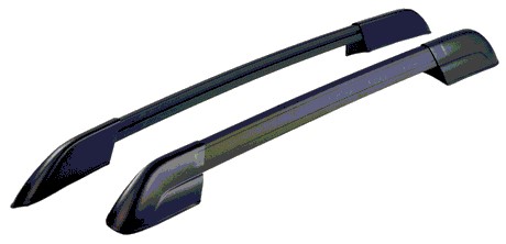 Рейлинги продольные на крышу Lada 4x4  черный