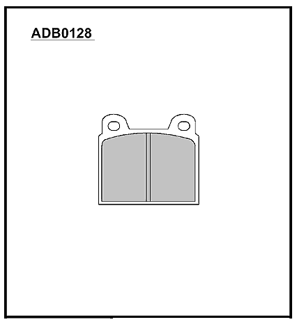 Колодки тормозные Opel CORSA -D=1605359= 1605258