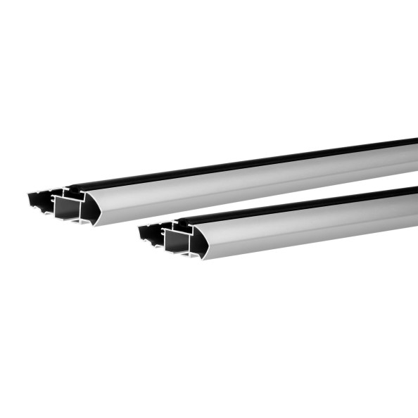 Комплект дуг аэро-трэвэл LUX 99/99см серебристых без заглушек