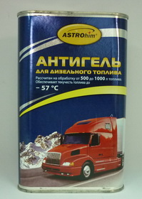 Антигель для дизельного топлива Астрохим 1000мл на 500-1000л жестян. канистра