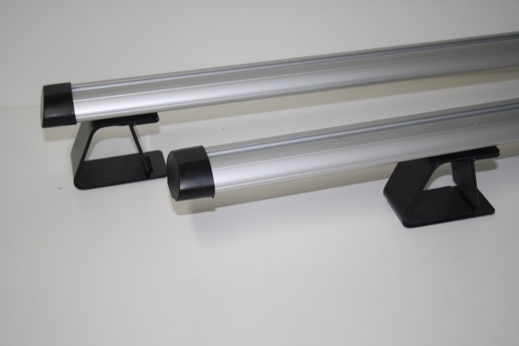 Багажник Renault Duster 2015-г.в. аэродинамика 120 см =адаптеры черного цвета=