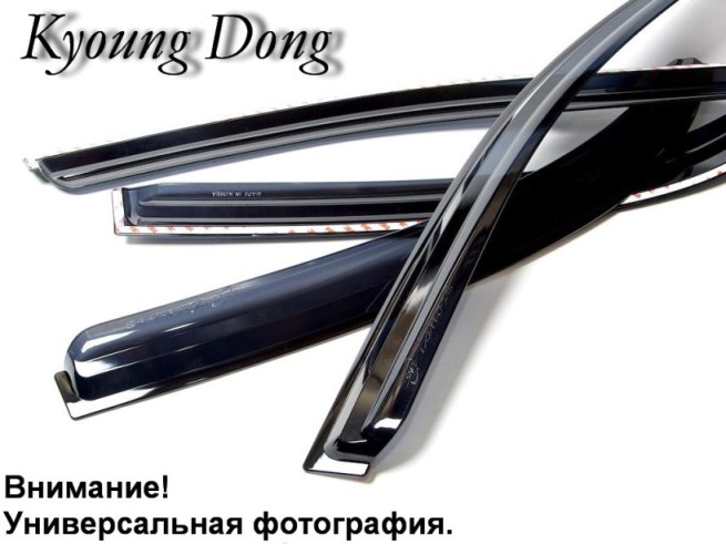 Дефлекторы дверей (ветровики) Hyundai Sonata NF