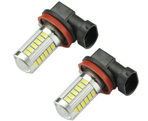 Лампа светодиод. H11 33SMD (5630) WHITE 2шт блистер (Вымпел)