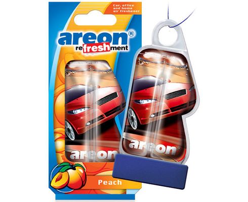 Освежитель (ароматизатор) подвесной гелевый AREON REFRESHMENT LIQUID Персик
