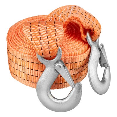 Трос буксировочный (лента) SKYWAY  7т. 5м. 2 крюка в пакете