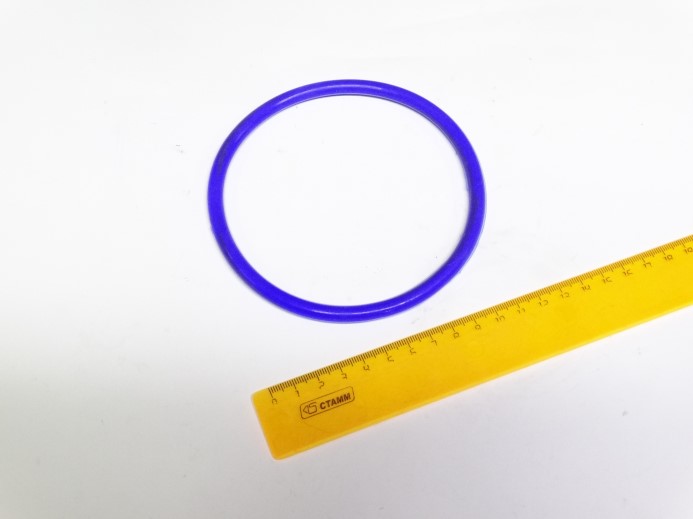 Прокладка 1118 бензобака под бензонасос силикон синий