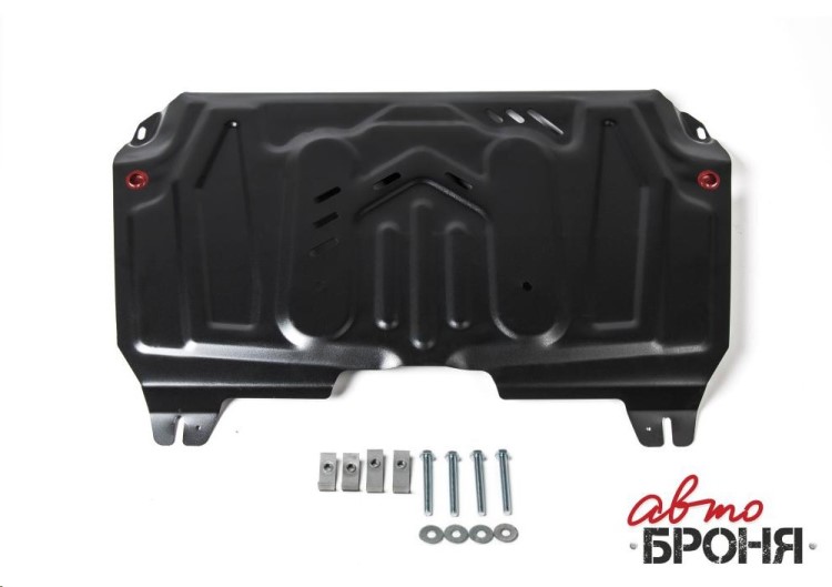 Защита картера Toyota Camry V-2.0; 2.5; 3.5; с 2006-2018 г. (с креплением) /увеличенная/