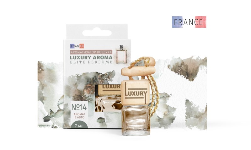 Автопарфюм Luxury Aroma Elite Perfume №14 (по мотивам Молекула) морской, сладковато-ванильный