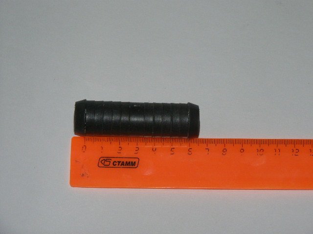 Трубка соединитель для патрубков прямая D20х20 (пластик)