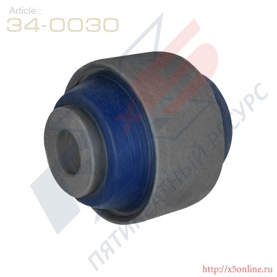 Сайлентблок поперечно рычага стабилизатора задней подвески /к центральному хомуту/ PEUGEOT 206