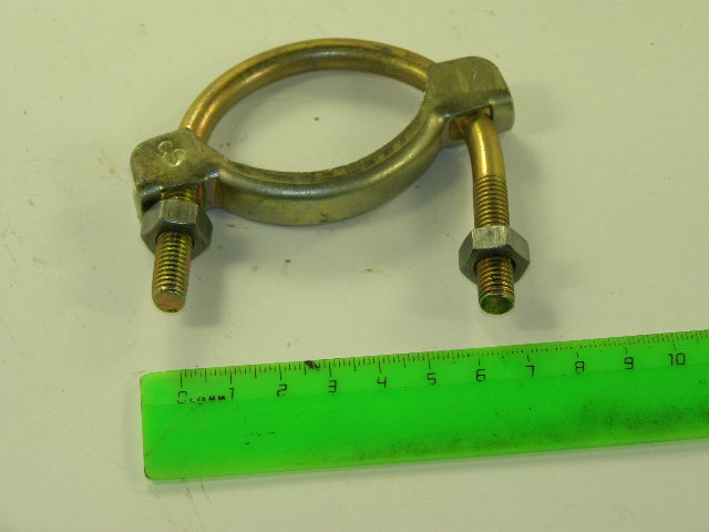 Хомут глушителя универсальный стремянчатый 55мм.