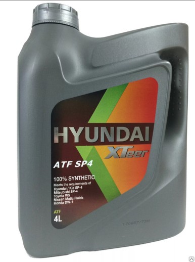 Масло трансмиссионное SP-4 Hyundai XTEER SP4 для АКПП 4л.