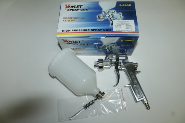 Краскопульт верхний бачок 1,8 мм 600 мл.