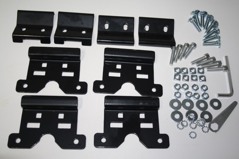 Комплект адаптеров 2 LUX Hyundai Santa Fe III 2012-, Hyundai Tucson III 2016- (с интегрированными рейлингами)