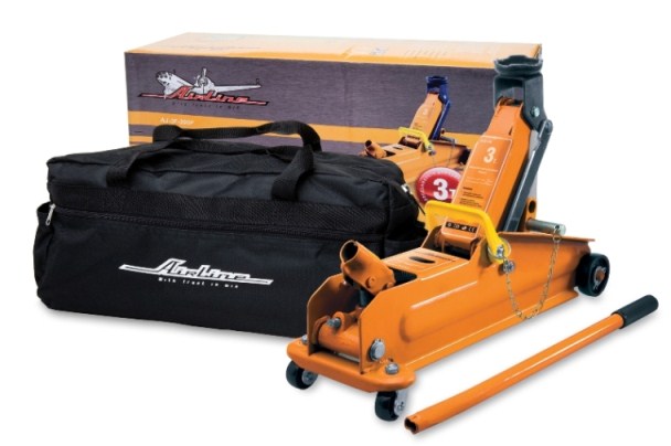 Домкрат подкатной 3,0т. высота подъема 135-390мм. в сумке Airline