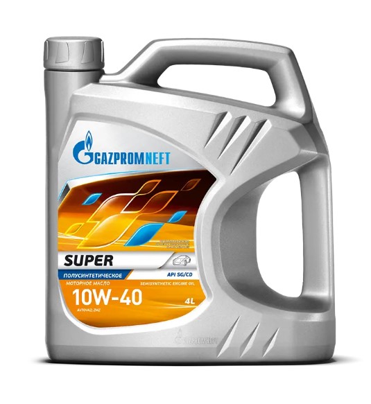 Масло моторное GAZPROMNEFT SUPER 10W40 4л. п/синт.