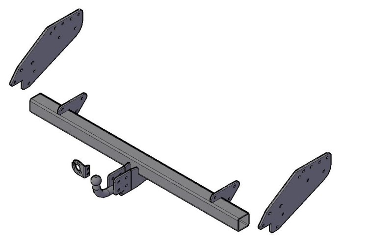 Фаркоп Mitsubishi L200 c 2014г.-2015г.