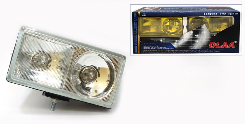 Фары противотум. LA-1007W белые двойные 90*197