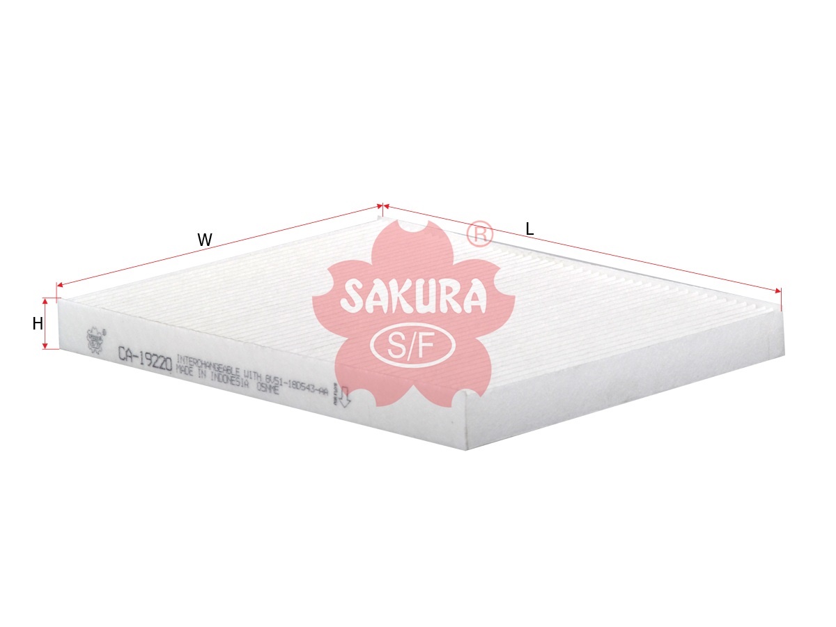 Фильтр салона FORD FIESTA 08- CA19220