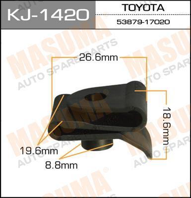 Пистон (клипса крепежная пласт.) KJ-1420