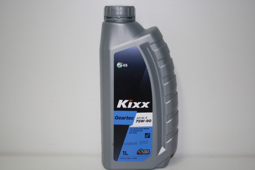 Масло трансмиссионное Kixx 75W90 Geartec GL-5 (синт)  1л.