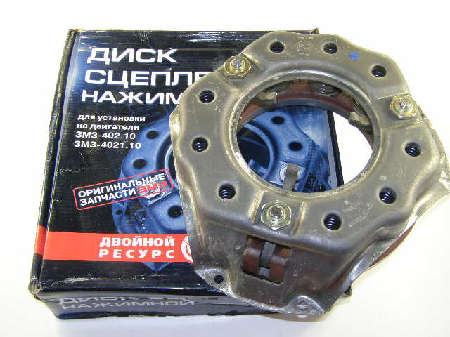 Диск сцепления нажимной /корзина/ ЗМЗ-402 3-х лапчатая