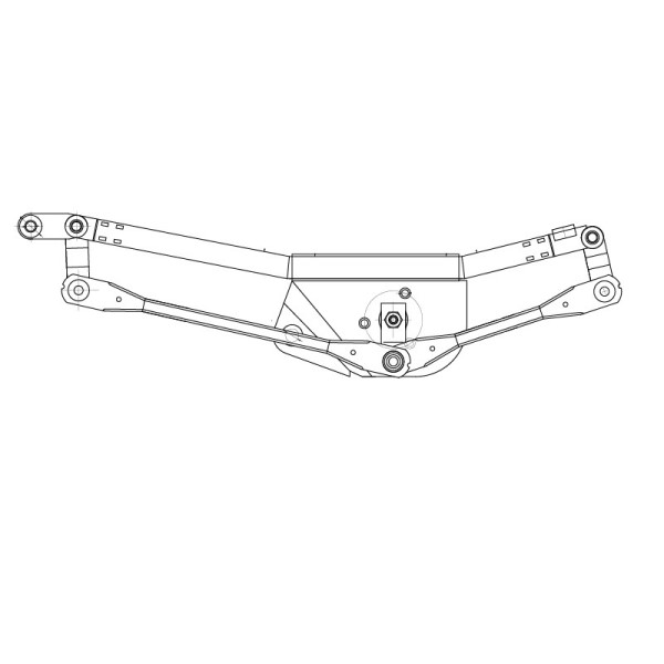 Трапеция стеклоочистителя для ВАЗ 1117-1119 Калина d.10мм (тип КЗАЭ)