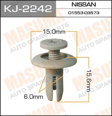 Пистон (клипса крепежная пласт.) KJ-2242