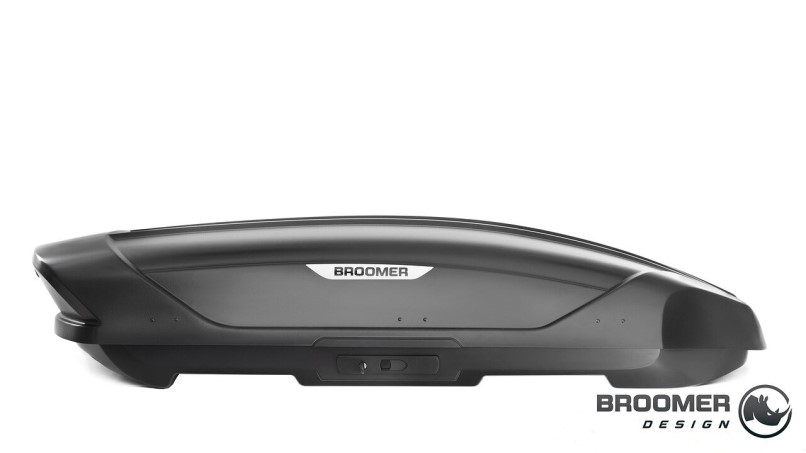 Автомобильный бокс Broomer Venture L 430л. матовый черный текстурный (КРАБ)