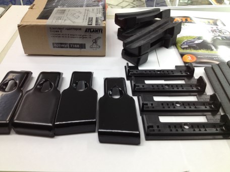 Комплект адаптеров Atlant 7168 (Hyundai i30 (5-dr wagon) 12-... инт.рейл.)