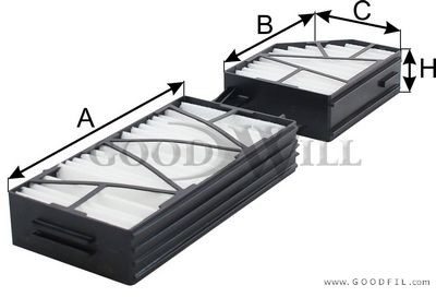 Фильтр салонный Subaru