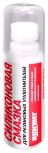 Смазка силиконовая RUNWAY с губкой аппликатором (масло) 100мл.