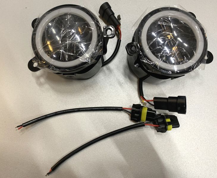 Фары п/туманные 2123 Off-road PT-31 светод. 2 диода 12/24V 40W, ДХО 90х67мм из 2шт